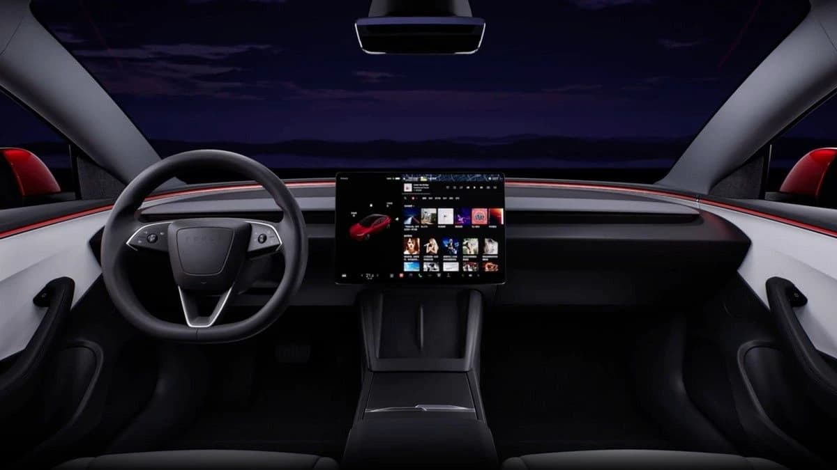 Intérieur Tesla Model 3